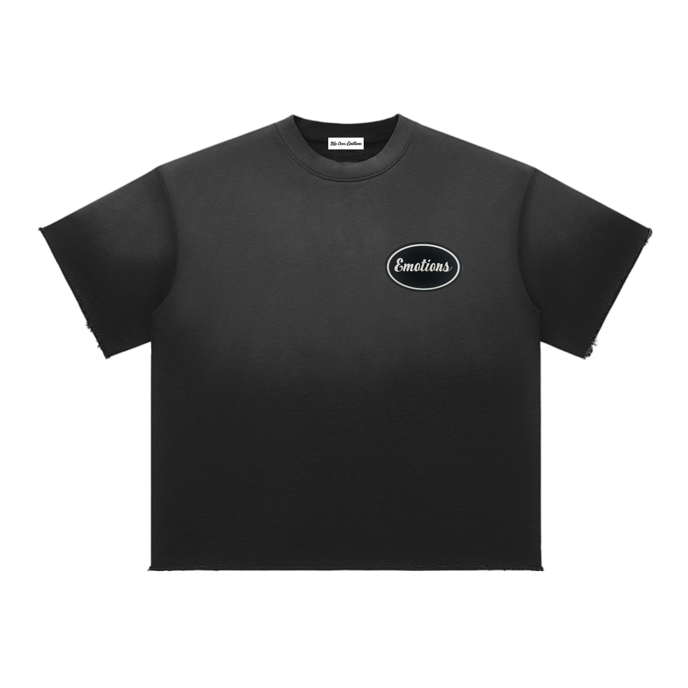 Sun Fade Raw Edge T-Shirt