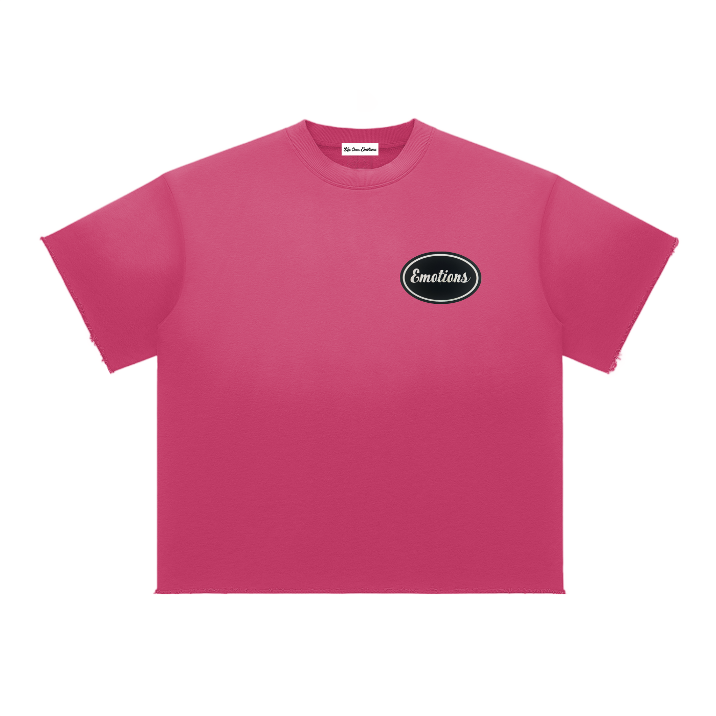 Sun Fade Raw Edge T-Shirt