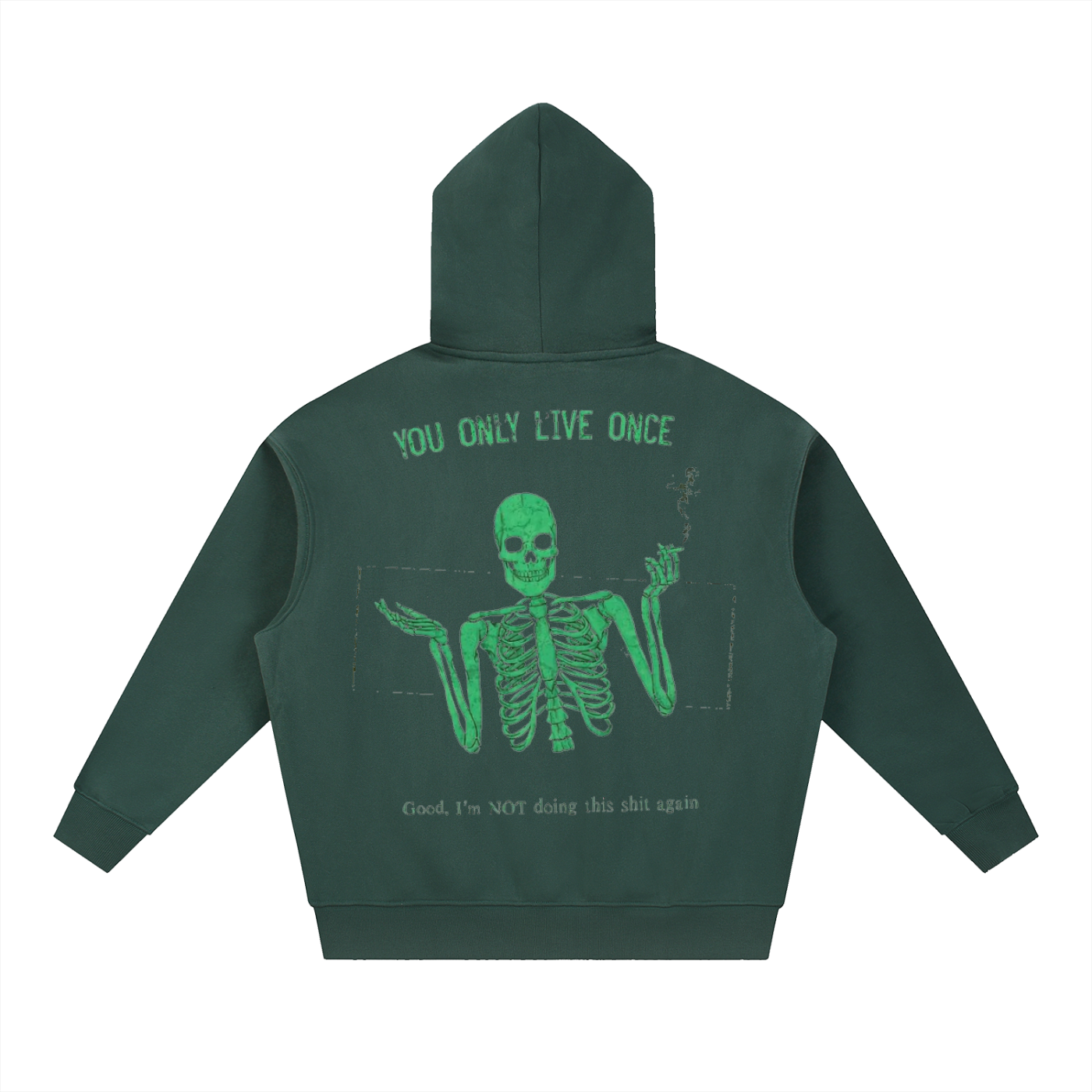 Essential Oversized Boxy Fit Fleece Hoodie