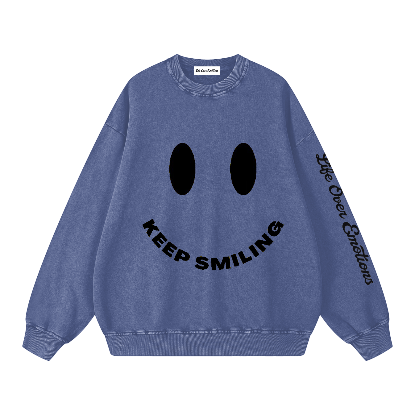 Snow Washed Oversized Sweatshirt