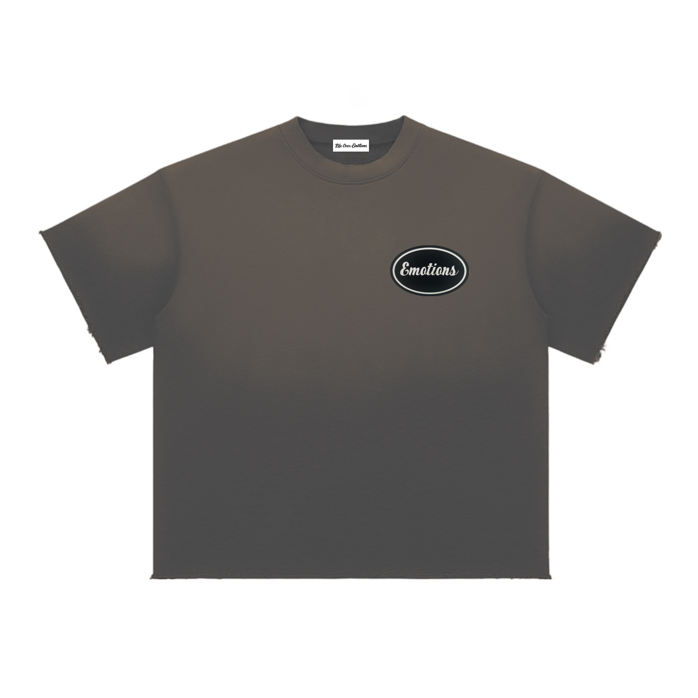 Sun Fade Raw Edge T-Shirt