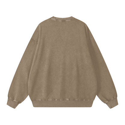 Snow Washed Oversized Sweatshirt